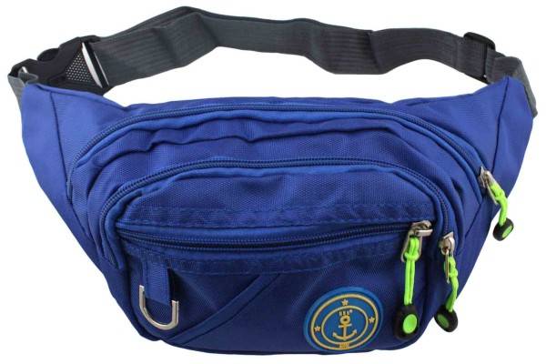 Sonia Originelli Bauchtasche Crossbody Bag Gürteltasche Anker Strand maritim wasserabweisend Fabrikverkauf