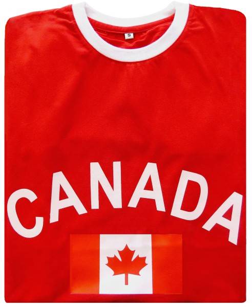 Sonia Originelli Fan-Shirt "Canada" Unisex Fußball WM EM Herren T-Shirt Online Outlet