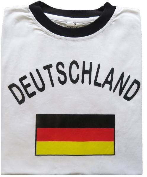 Sonia Originelli Fan-Shirt "Deutschland" Unisex Fußball WM EM Herren T-Shirt Kauf eins, bekomm eins gratis