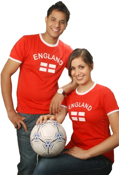 Sonia Originelli Fan-Shirt "England" Unisex Fußball WM EM Herren T-Shirt Riesige Ersparnisse