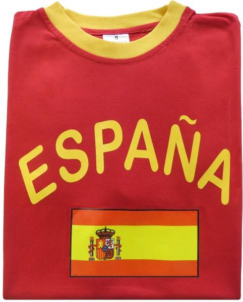 Sonia Originelli Fan-Shirt "España" Unisex Fußball WM EM Herren T-Shirt VIP-Rabatte