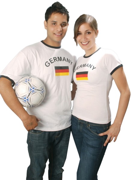 Sonia Originelli Fan-Shirt "Germany" Unisex Fußball WM EM Herren T-Shirt Wochenangebot