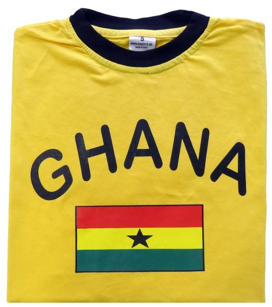 Sonia Originelli Fan-Shirt "Ghana" Unisex Fußball WM EM Herren T-Shirt Kostenlose Rückgabe