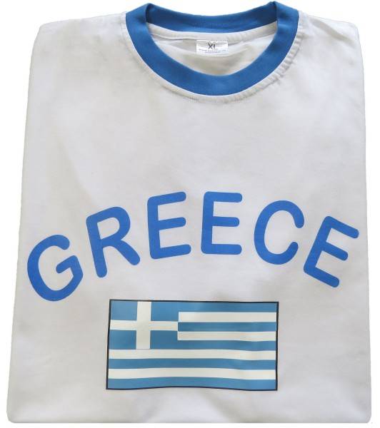 Sonia Originelli Fan-Shirt "Greece" Unisex Fußball WM EM Herren T-Shirt Begrenzte Freigabe