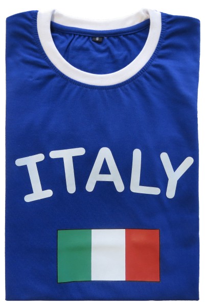 Sonia Originelli Fan-Shirt "Italy" Unisex Fußball WM EM Herren T-Shirt Letzte 2 Tage