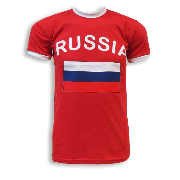 Sonia Originelli Fan-Shirt "Russia" Unisex Fußball WM EM Herren T-Shirt Super Rabatt