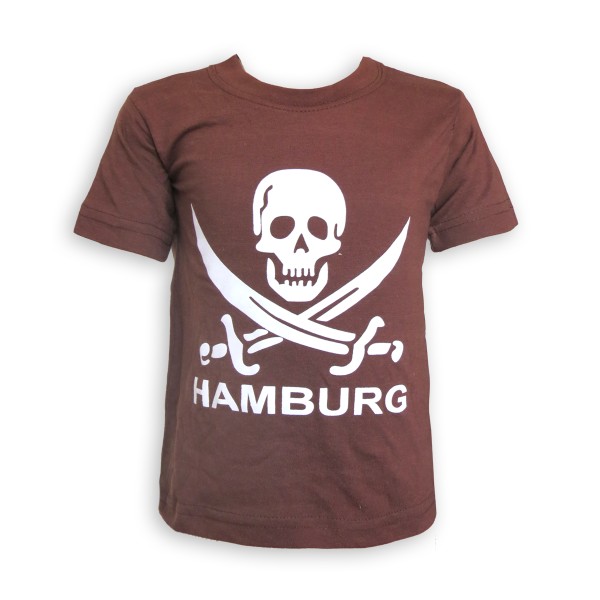 Sonia Originelli Kinder T-Shirt "Hamburg Totenkopf" Pirat Baumwolle Günstiger Verkauf