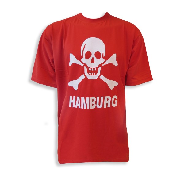 Sonia Originelli T-Shirt "Totenkopf Hamburg" Knochen Skull Black Friday