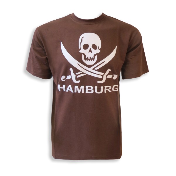 Sonia Originelli T-Shirt "Totenkopf Hamburg" Schwert Skull Cyber Monday