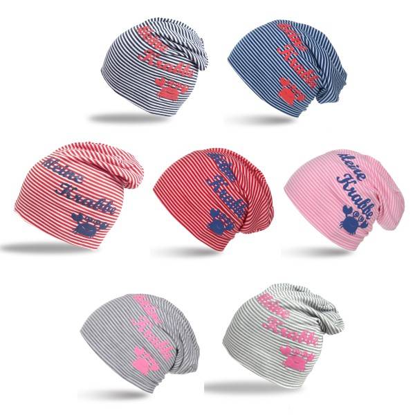 Sonia Originelli Beanie Mütze Kind "Kleine Krabbe" Maritim Streifen Exklusive Angebote