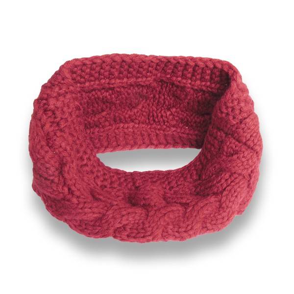 Sonia Originelli Damenstirnband gestrickt Zopfstrick klassisch chic Limitierter Zeitrabatt