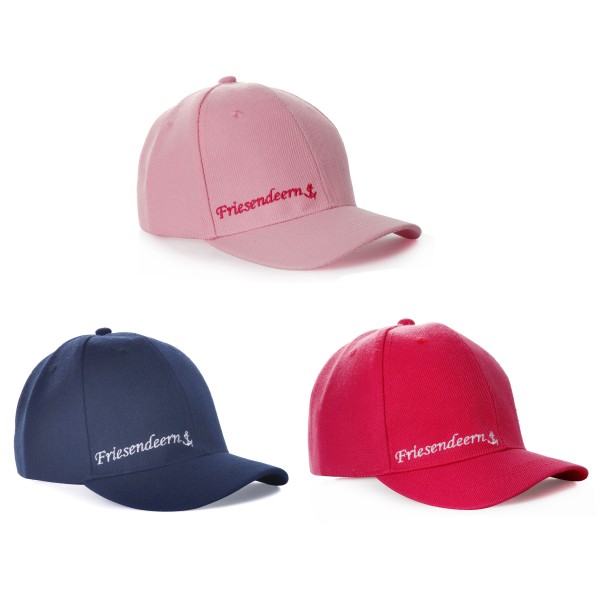 Sonia Originelli Kinder Baseball Cap "Friesendeern" Mütze Anker maritim Snapback Mädchen Cyber Monday