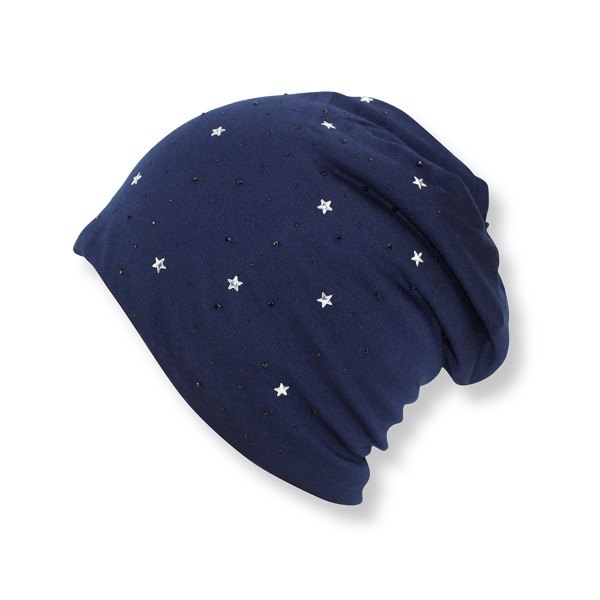 Sonia Originelli Winter Beanie Mütze "Strass Sternchen" Teddyfell Futter Tägliche Deals