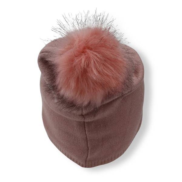 Sonia Originelli Winter Beanie Mütze mit Glitzerfasern und Kunstfell Bommel Riesige Ersparnisse