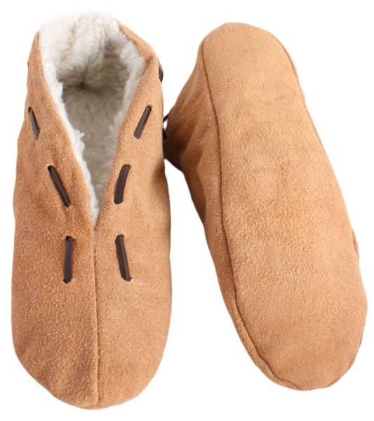 Sonia Originelli Kinder Wildlederhausschuh "Classic" Echt Leder Kuschelfell Letzter Tag