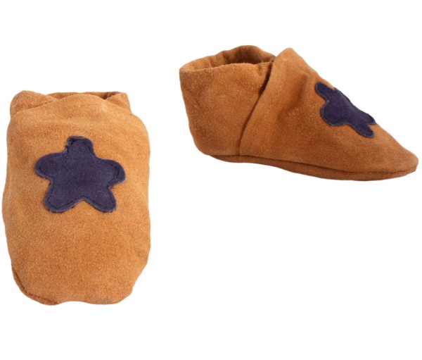 Sonia Originelli Kleinkinder Baby Wildlederhausschuh "Blume" Echt Leder Bis zu 55% Rabatt