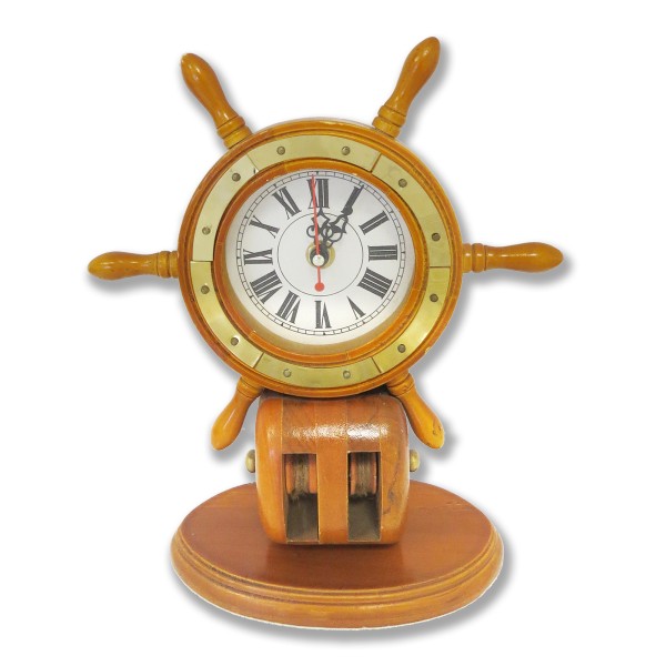 Sonia Originelli Seemannsuhr Küste Steurrad Uhr Schiffsuhr Black Friday