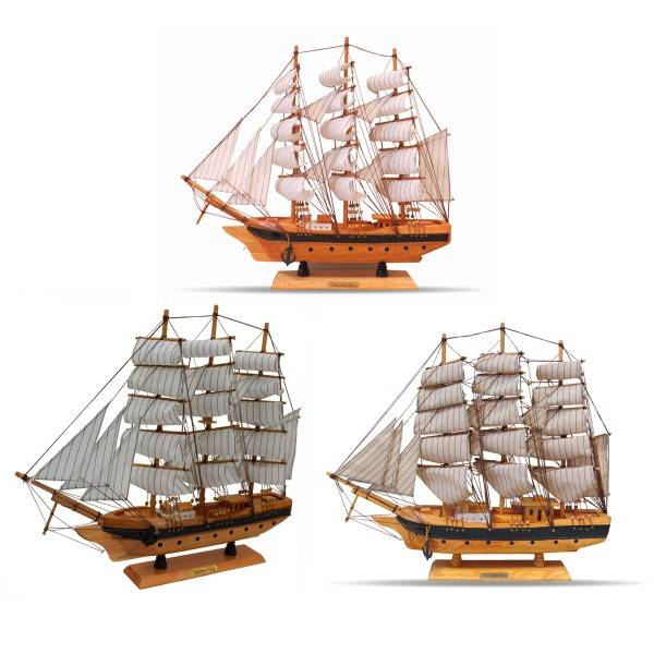 Sonia Originelli Segelschiff "L" Modellschiff Dekoration Schiff Maritim Muttertagsangebot