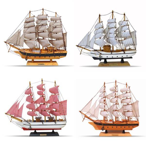 Sonia Originelli Segelschiff "M" Modellschiff Dekoration Schiff Maritim Vatertagsangebot