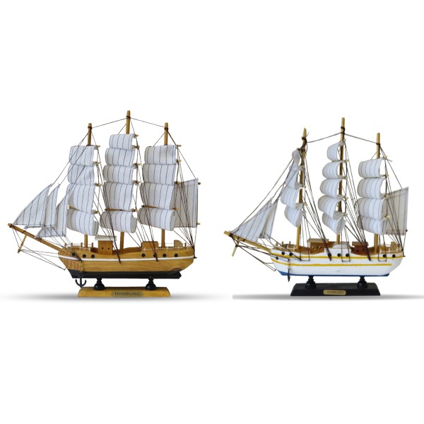 Sonia Originelli Segelschiff "S" Modellschiff Dekoration Schiff Maritim Valentinstagsangebot