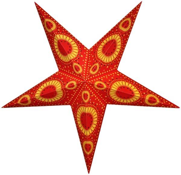 Sonia Originelli Weihnachtsstern 60cm Papier-Stern Weihnachtsdeko Nur noch ein Tag übrig