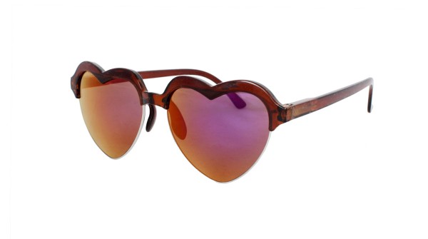 Sonia Originelli Sonnenbrille Herzchen Verspiegelt JGA Herz Party Fasching Blitzangebot