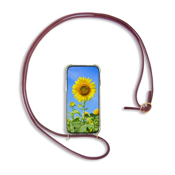 Sonia Originelli Handykette Schnur Leder Necklace Hülle Smartphone Cover Schutz für Huawei Modelle VIP-Rabatte