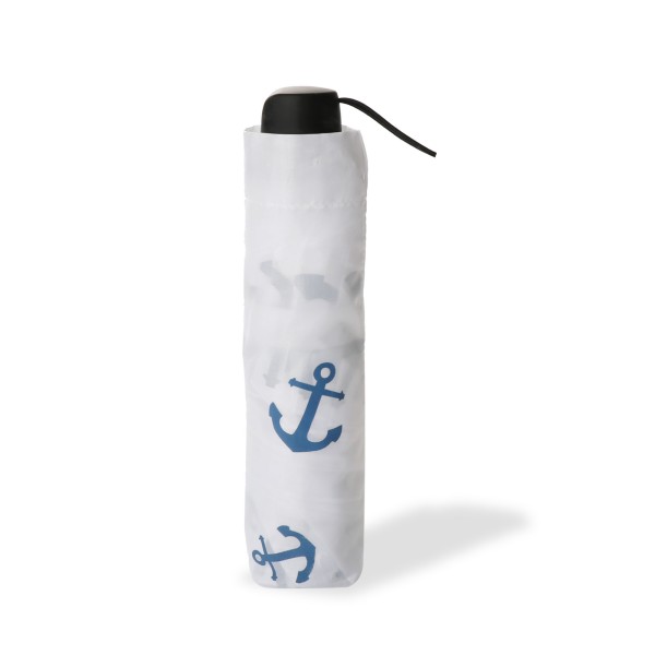 Sonia Originelli Taschenschirm "Mini Anker" premium Regenschutz maritim Speichern exportieren