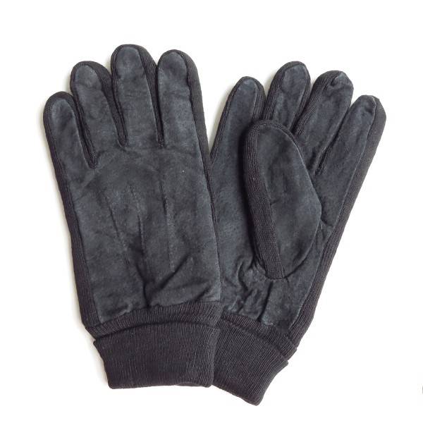 Sonia Originelli Lederhandschuhe mit Strickstulpe und Dehnung unisex gefüttert Outlet