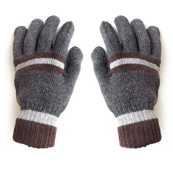 Sonia Originelli Sortiment 12 Paar Strickhandschuhe Herren Finger Winter Streifen Unisex Hotsell