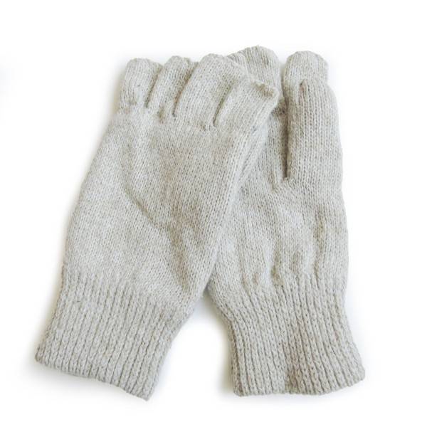 Sonia Originelli Strickhandschuh Halbfinger Daumen Wolle Fleece Winter Unisex Fabrikverkauf