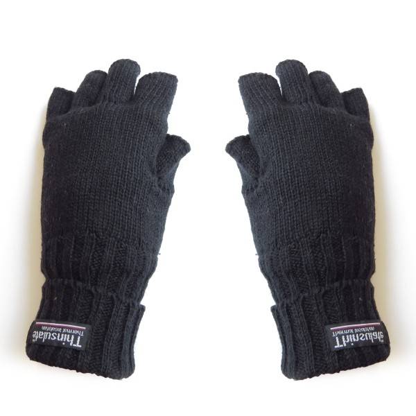 Sonia Originelli Strickhandschuh Halbfinger Wolle Fleece Winter Unisex Meist gekauft
