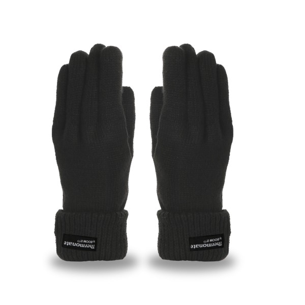 Sonia Originelli Strickhandschuhe Einfarbig Finger Umschlag Wolle Fleece Unisex Blitzverkäufe