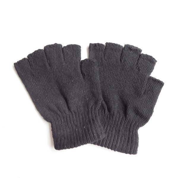 Sonia Originelli Strickhandschuhe Fingerhandschuhe Strick Halbfinger Einfarbig Winter Fabrikpreis