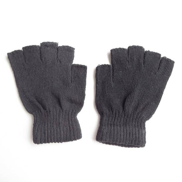 Sonia Originelli Strickhandschuhe Fingerhandschuhe Strick Halbfinger Einfarbig Winter Fabrikpreis