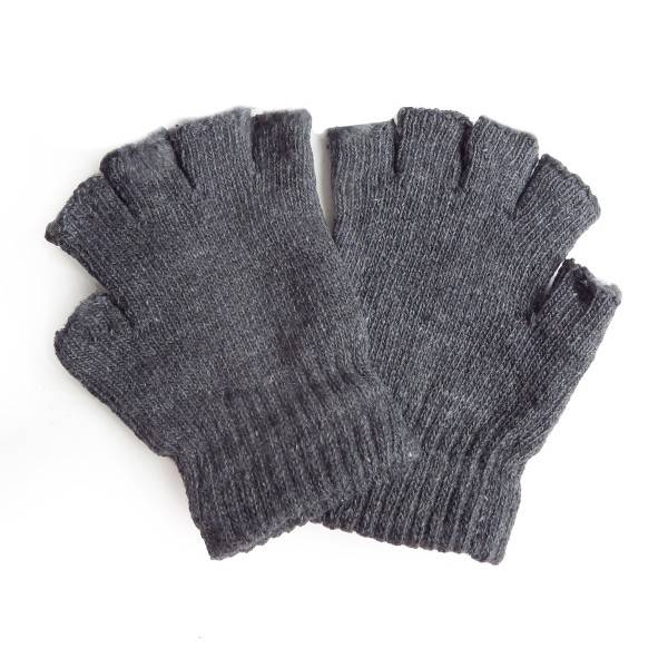 Sonia Originelli Strickhandschuhe Fingerhandschuhe Strick Halbfinger Einfarbig Winter Sonderangebot