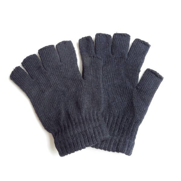 Sonia Originelli Strickhandschuhe Fingerhandschuhe Strick Halbfinger Einfarbig Winter Rabatt