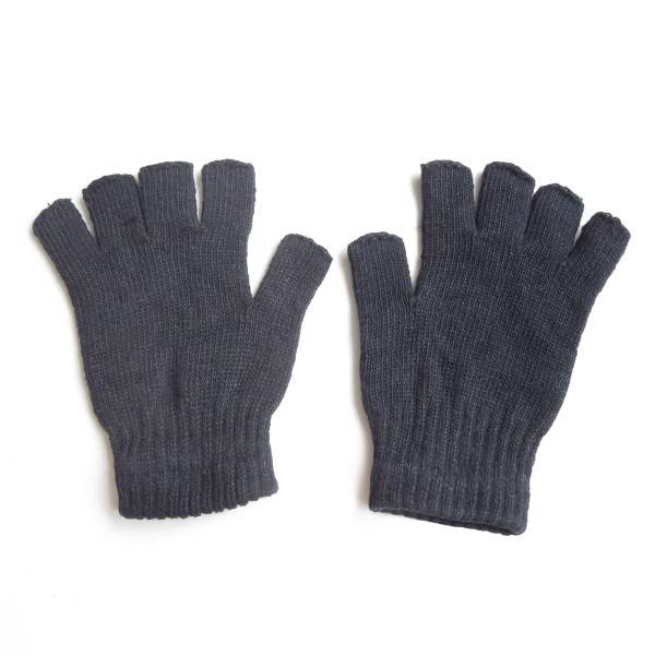 Sonia Originelli Strickhandschuhe Fingerhandschuhe Strick Halbfinger Einfarbig Winter Rabatt