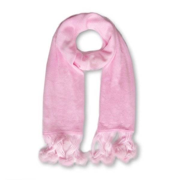 Sonia Originelli Schal Angora Viskose Bommel Winter Soft Heißer Verkauf