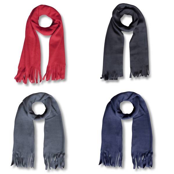 Sonia Originelli Schal Fleece Fransen Winter einfarbig Online Outlet