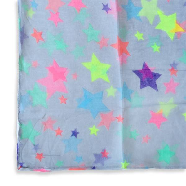 Sonia Originelli Schal Loop "Bunte Sterne" Rundschal Sommer Zeitbegrenzte Promotion