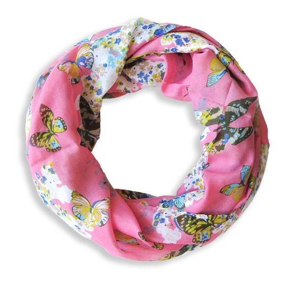 Sonia Originelli Schal Loop "Schmetterlinge" Rundschal Sommer 50% Rabatt mit kostenlosem Versand