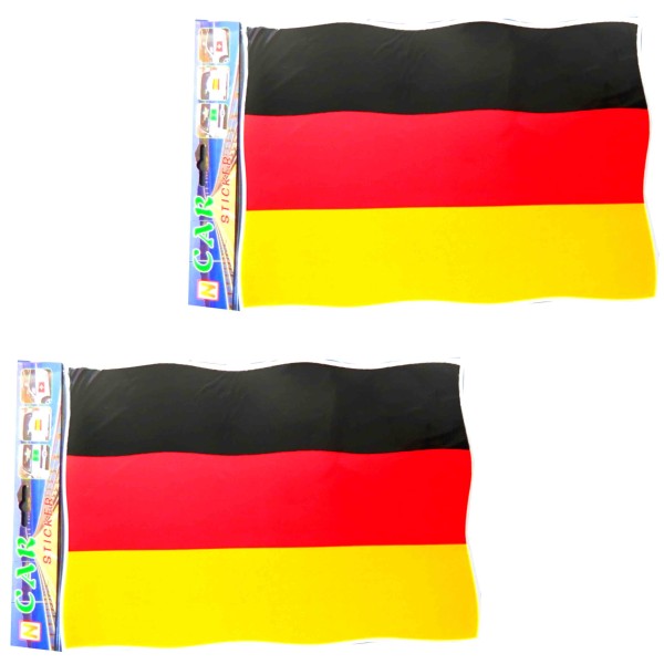 Sonia Originelli 2er SET "Auto-Sticker" Fan WM Fußball Länder Aufkleber Online