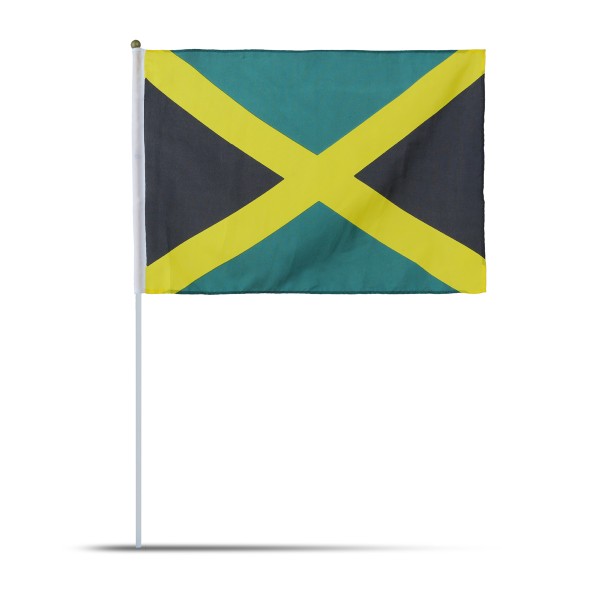 Sonia Originelli 10er Set Fahne Flagge Winkfahne "Jamaika" Jamaica Handfahne EM WM Weihnachtsangebot