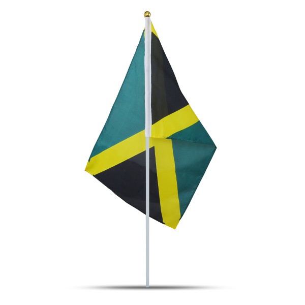 Sonia Originelli 10er Set Fahne Flagge Winkfahne "Jamaika" Jamaica Handfahne EM WM Weihnachtsangebot