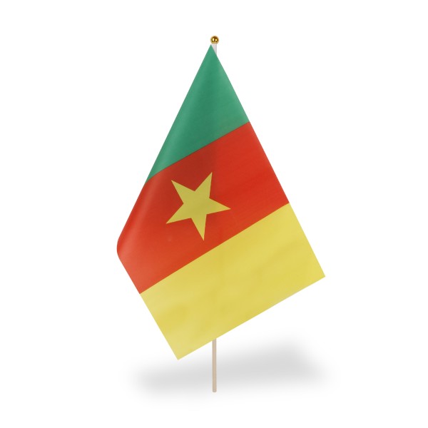 Sonia Originelli 10er Set Fahne Flagge Winkfahne "Kamerun" Cameroon Handfahne EM WM Muttertagsangebot