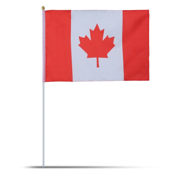 Sonia Originelli 10er Set Fahne Flagge Winkfahne "Kanada" Canada Handfahne EM WM Vatertagsangebot