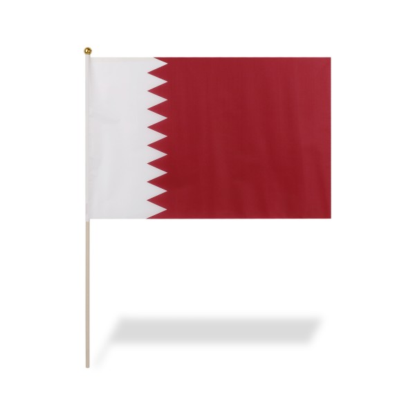 Sonia Originelli 10er Set Fahne Flagge Winkfahne "Katar" Qatar Handfahne EM WM Valentinstagsangebot