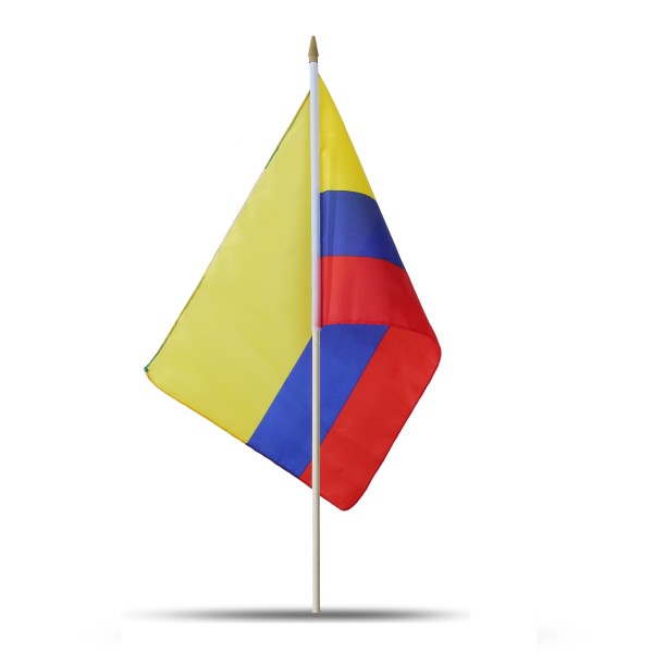 Sonia Originelli 10er Set Fahne Flagge Winkfahne "Kolumbien" Colombia Handfahne EM WM Lagerräumung
