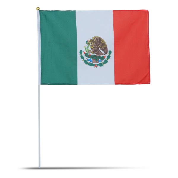 Sonia Originelli 10er Set Fahne Flagge Winkfahne "Mexiko" Mexico Handfahne EM WM Online Outlet
